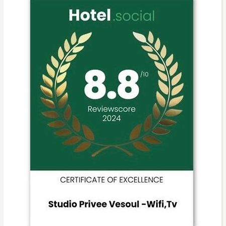 Studio Privee Vesoul -Wifi,Tv,Clim,Parking Gratuit Exterior photo